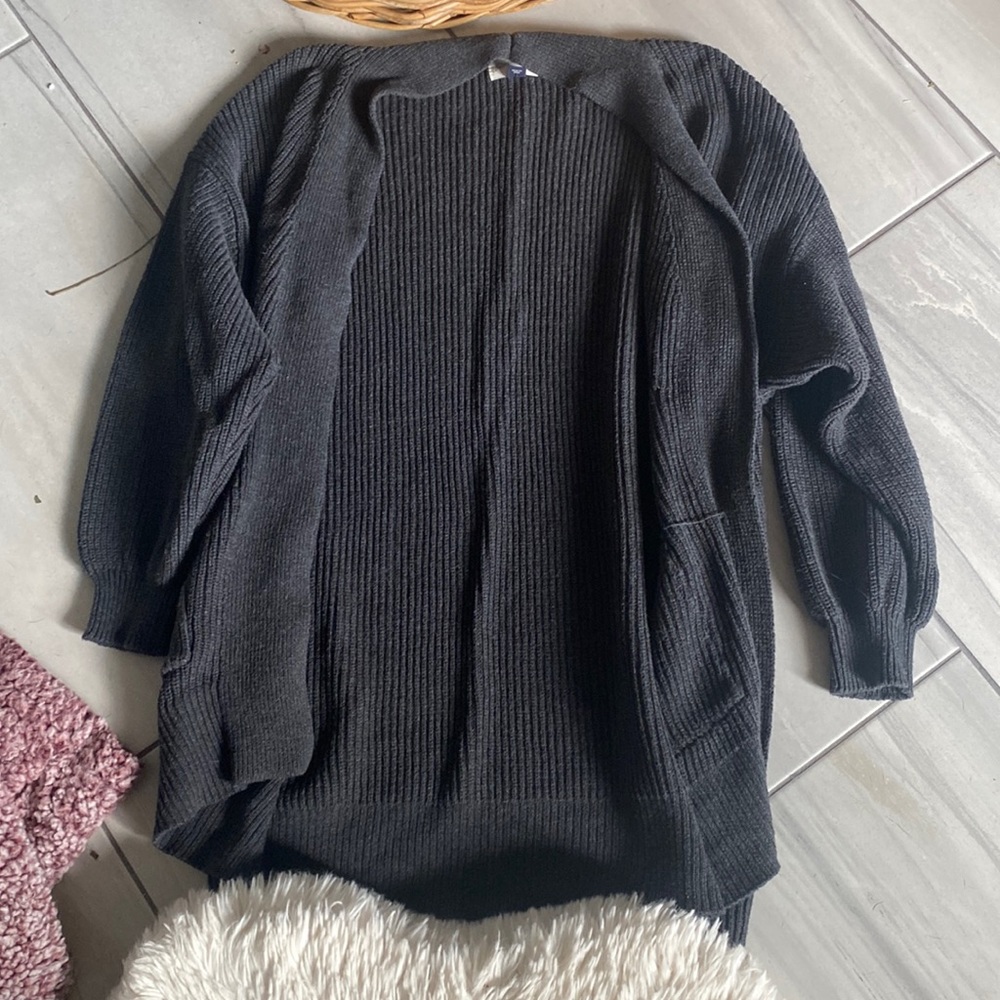Dark grey cardigan